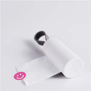 PETKIT Dog Waste Dispenser Set 1 Dispenser with 1 Refill Roll, Environmentally conscious, Easy to Use., Bags: 30x22 cm, Dispenser: 14/8.2 cm x 3.8 cm