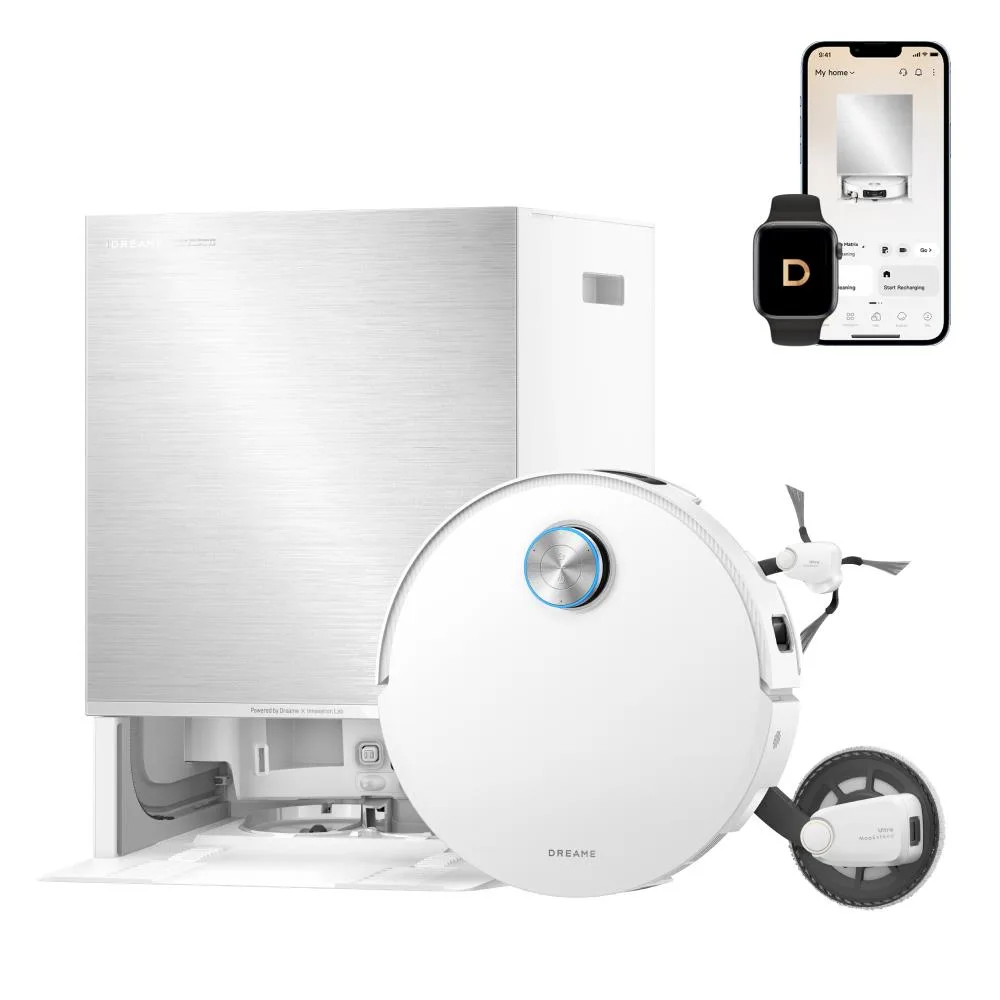 1462194-Dulkių-siurblys-robotas-Dreame-X60-Pro-Ultra-Complete-baltas-1