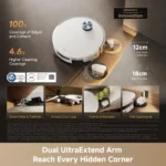 1462194-Dulkių-siurblys-robotas-Dreame-X60-Pro-Ultra-Complete-baltas-3